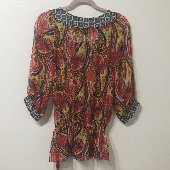 Nine West Med - Printed Blouse - Picture 2 of 6